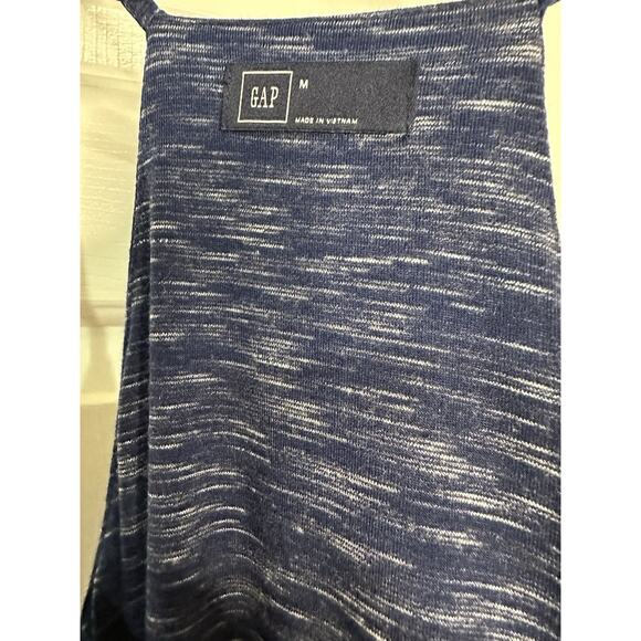 NEW Gap Womens Playful Softspun Knit Cami Romper T Back Stretch Blue M NWT - Picture 8 of 9